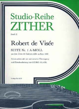 Suite a-Moll Nr.1 fr Konzertzither mit Tabulaturfaksimile