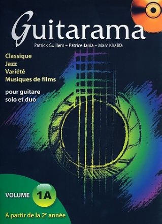 Guitarama vol.1a (+CD) pour 1-2 guitares partition