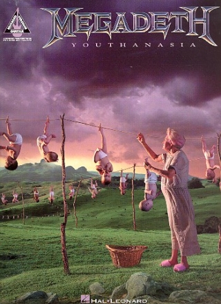 Megadeth: Youthanasia songbook vocal/guitar/tab recorded guitar versions