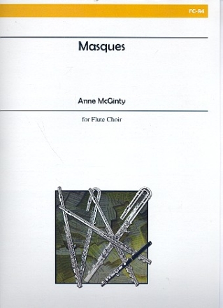 Masques for flute ensemble score and parts