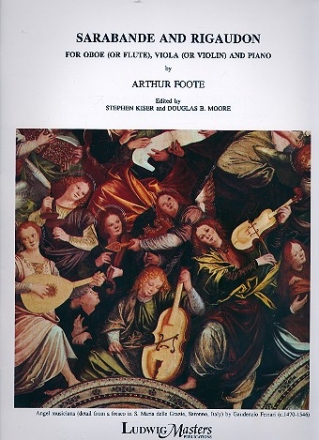 Sarabande and Rigaudon  for oboe (flute), viola (violin) and piano Score and Parts