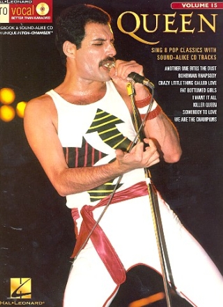 Queen (+CD): men's edition songbook vocal/guitar pro vocalseries vol.15