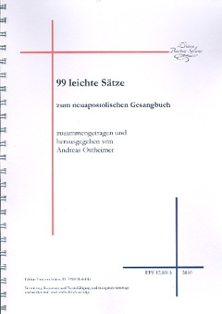 99 leichte Stze zum neuapostolischen Gesangbuch fr Orgel