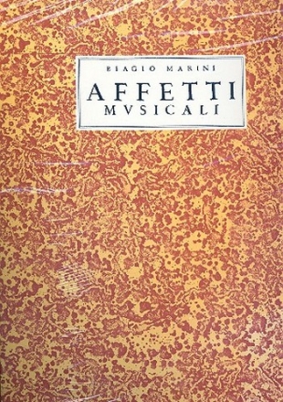 Affetti musicali  Faksimile