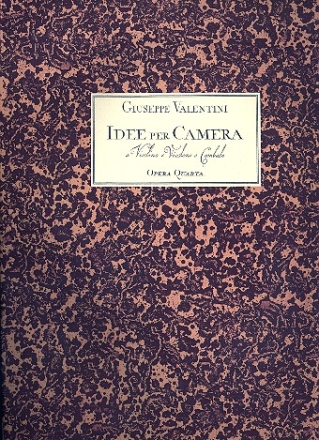 Idee per camera op.4 facsimile