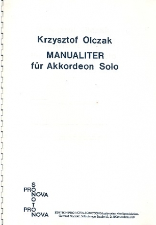 Manualiter fr Akkordeon