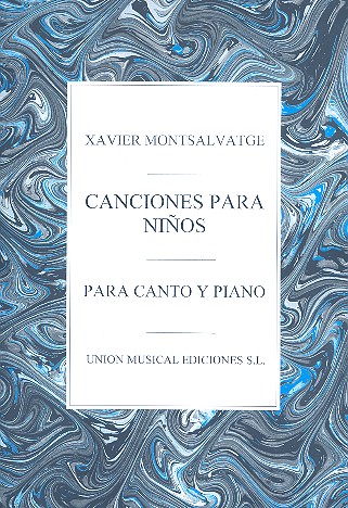 Canciones para ninos para canto y piano