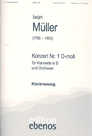Konzert d-moll Nr.1 fr Klarinette und Orchester fr Klarinette und Klavier