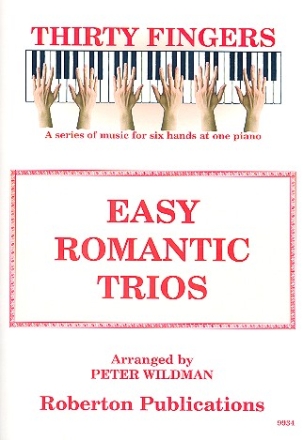 Easy Romantic Trios  for piano 4 hands score