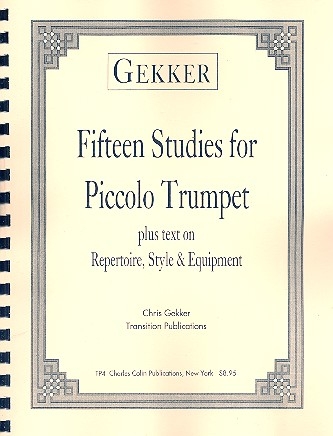 15 Studies for piccolo trumpet