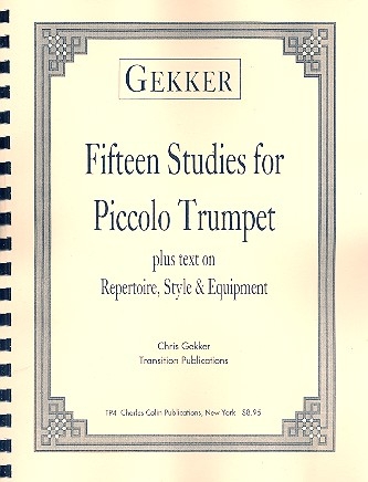 Fifteen Studies for piccolo trumpet