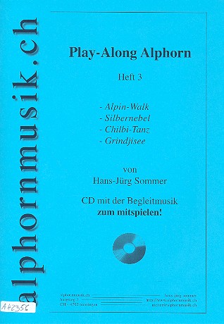 Playalong Band 3 (+CD) fr Alphorn und Klavier (Orgel)