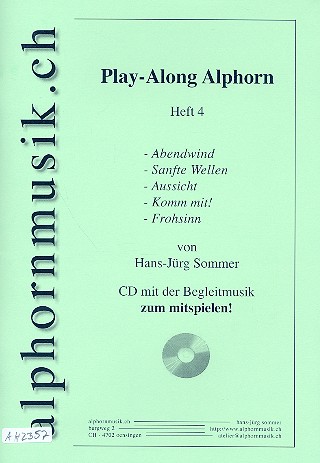 Playalong Band 4 (+CD) fr Alphorn und Klavier (Orgel)
