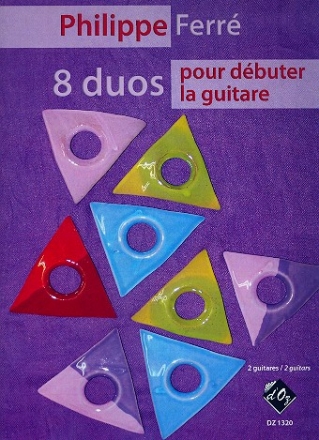 8 Duos pour d�buter la guitare pour 2 guitares partition