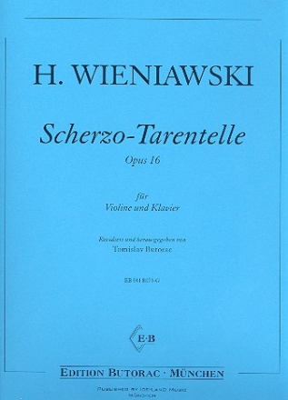 Scherzo-Tarantelle op.16 fr Violine und Klavier