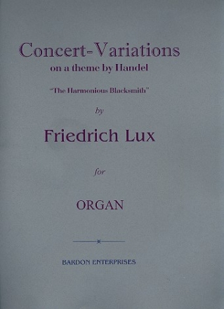 Concert Variations op.52 for organ