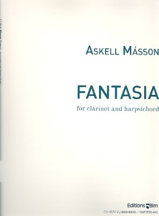 Fantasia for clarinet and harpsichord