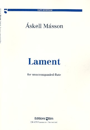 Lament for unaccompanied flute