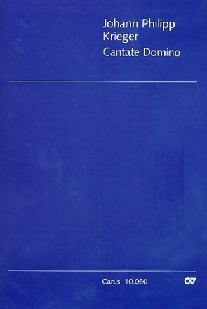 Cantate Domino fr Sopran, 2 Violinen und Bc Partitur und Stimmen