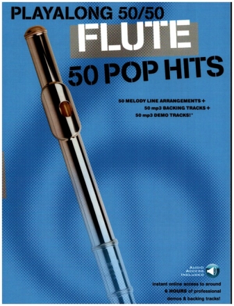 50 Pop Hits (+Audio Access) for flute