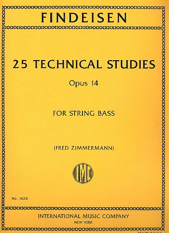 25 Technical Studies op.14 Vol.2 for double bass