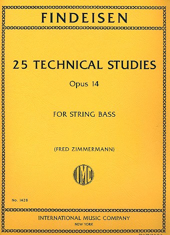 25 Technical Studies op.14 Vol.2 for double bass