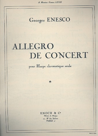 Allegro de concert pour harpe