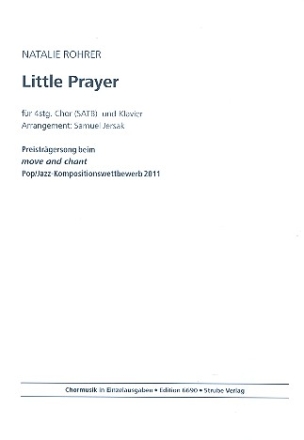 Little Prayer fr gem Chor und Klavier Partitur (en)
