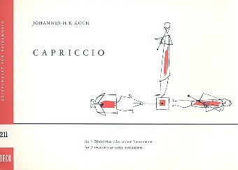 Capriccio für 3 Blockflöten (C-Instrumente) Spielpartitur