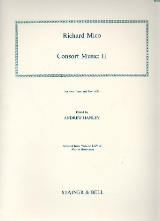 Consort Music vol.2 fr 2-5 historical string instruments parts