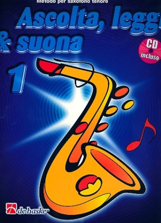 Ascolta leggi & suona vol.1 (+CD) per saxofono tenore