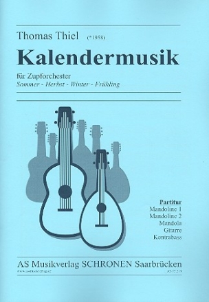 Kalendermusik fr Zupforchester Partitur