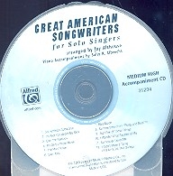 Great American Songwriters CD (medium high voice)