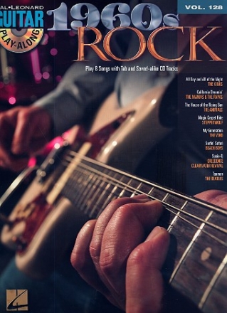 1960s Rock (+CD): guitar playalong vol.128 songbook vocal/guitar/tab