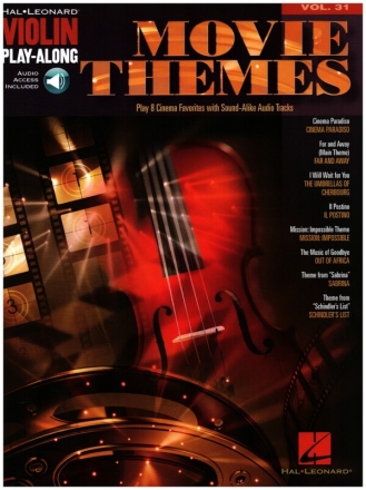 Movie Themes (+access audio): for violin violin playalong vol.31