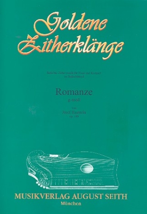 Romanze g-Moll op.189 fr 2 Konzertzithern Zither 1,  Archivkopie