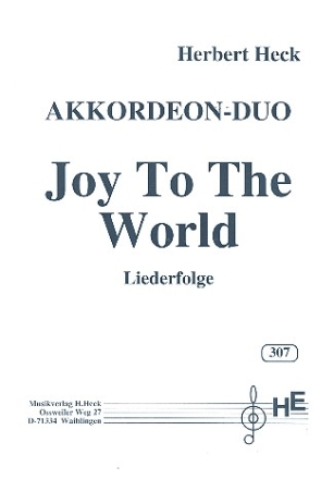 Joy to the World fr 2 Akkordeons Spielpartitur