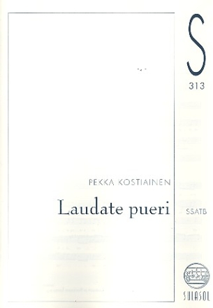 Laudate pueri for mixed chorus a cappella score