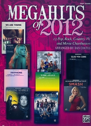 Megahits of 2012: for easy piano (vocal/guitar)