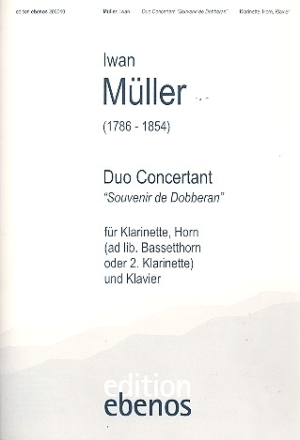 Souvenir de Dobberan fr Klarinette, Horn (Bassetthorn/Klarinette) und Klavier Stimmen