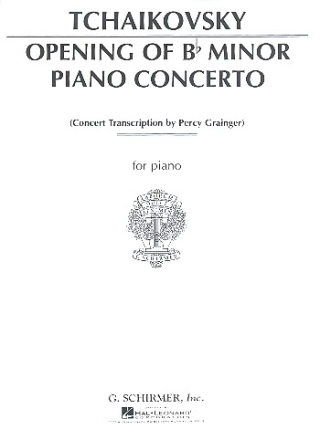 Opening of B minor Piano Concerto op.23 for piano
