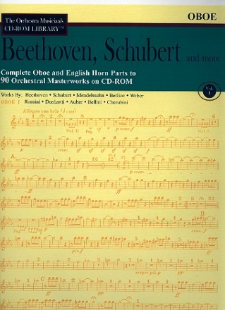 Beethoven, Schubert and more - Oboe Parts CD-ROM