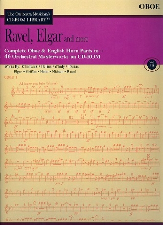 Ravel, Elgar and more - Oboe Parts CD-ROM