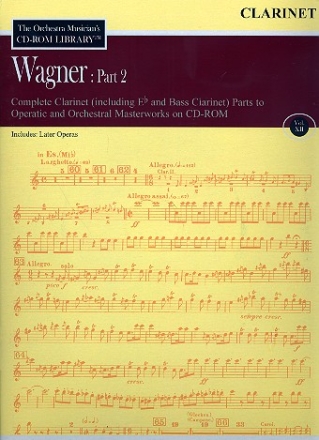 Wagner vol.2 - Clarinet Parts CD-ROM