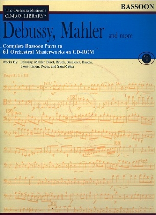 Debussy, Mahler and more - Bassoon Parts CD-ROM