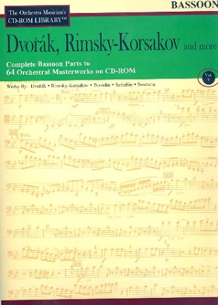 Dvork, Rimski-Korsakow and more - Bassoon Parts CD-ROM