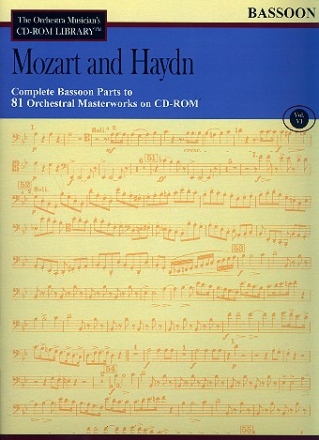 Mozart and Haydn - Bassoon Parts CD-ROM