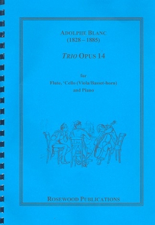 Trio op.14 for flute, cello (viola, basset horn) and piano parts