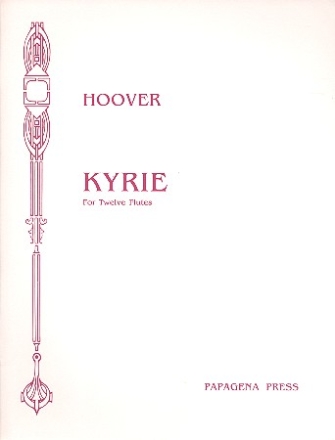 Kyrie for 12 flutes score and parts
