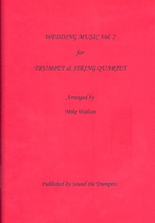 Wedding Music Vol. 1 for trumpet and string quartet score and parts